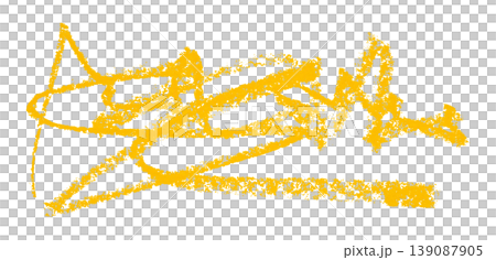 yellow pencil strokes isolated on transparent background yellow pencil strokes isolated on transparent background 139087905