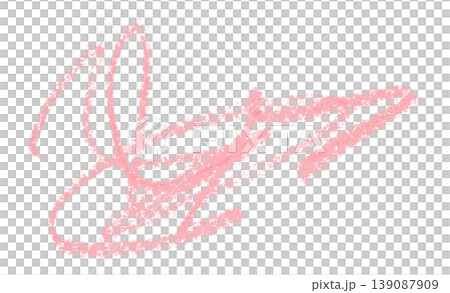 pink pencil strokes isolated on transparent background pink pencil strokes isolated on transparent background 139087909