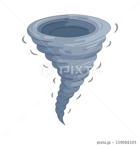 Illustration of tornado Illustration of tornado 139088105