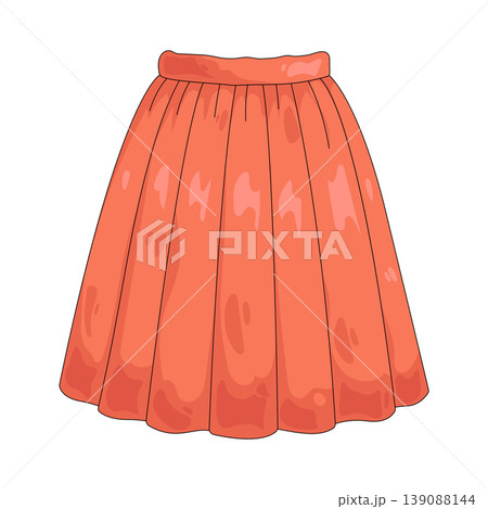Illustration of skirt Illustration of skirt 139088144