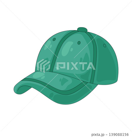 Illustration of cap  139088156