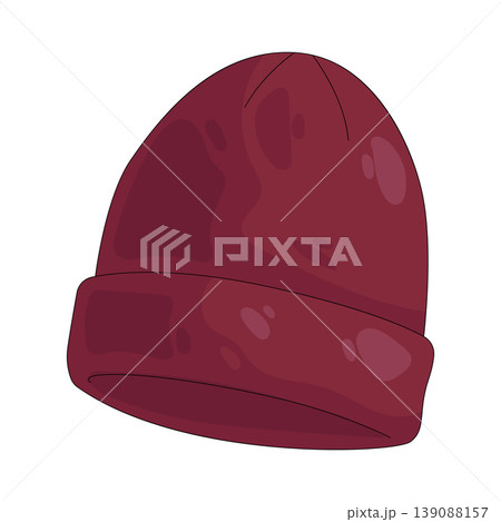 Illustration of beanie  139088157