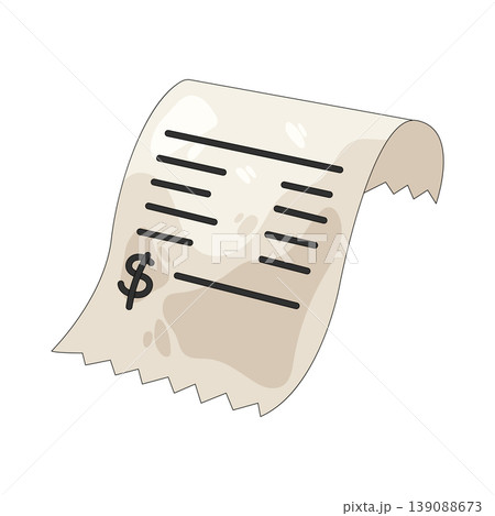 Illustration of bill Illustration of bill 139088673