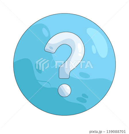Illustration of question button Illustration of question button 139088701