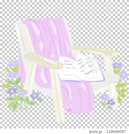 Cozy Reading Chair Clipart Cottagecore Armchair With Blanket Book Lover Aesthetic Floral Illustration Cozy Reading Chair Clipart Cottagecore Armchair With Blanket Book Lover Aesthetic Floral Illustration 139089087