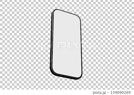 シンプルなデザインのスマートフォン シンプルなデザインのスマートフォン 139090269