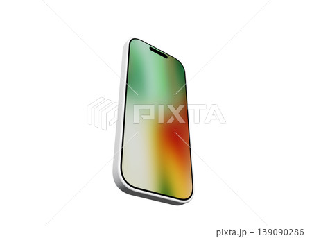 白い背景のスマートフォン 白い背景のスマートフォン 139090286