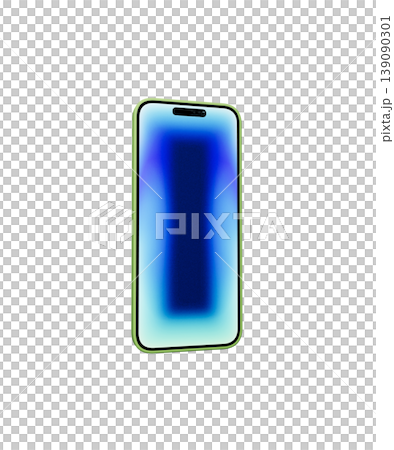 緑の縁取りスマートフォン 緑の縁取りスマートフォン 139090301