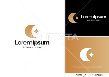 Geometric letter C monogram logo design. Initial C technology logo design template Geometric letter C monogram logo design. Initial C technology logo design template 139090889