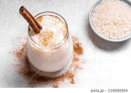 Mexican Horchata rice drink with cinnamon Mexican Horchata rice drink with cinnamon 139090904