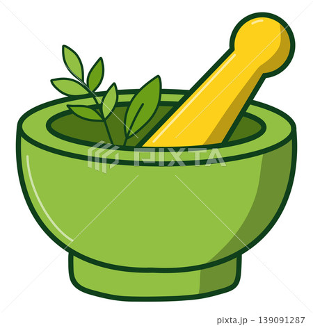Home Grown Herbal Mortar and Pestle 139091287