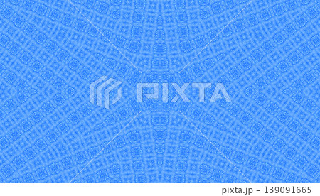 Blue kaleidoscopic background with abstract pattern 139091665