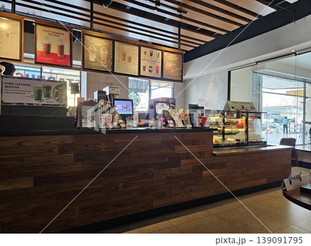 this is starbucks cafe display this is starbucks cafe display 139091795