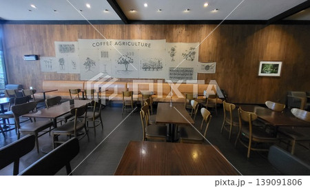 interior of a cafe interior of a cafe 139091806