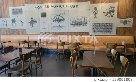 interior of a cafe interior of a cafe 139091808