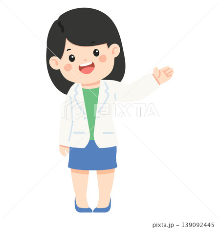 Doctor Presenting Medical Information And Healthcare Guidance Doctor Presenting Medical Information And Healthcare Guidance 139092445