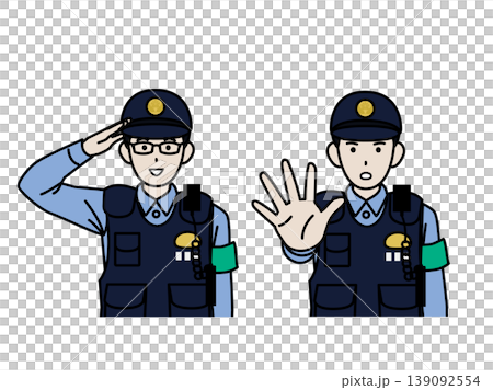 日本警察的插圖 日本警察的插圖 139092554
