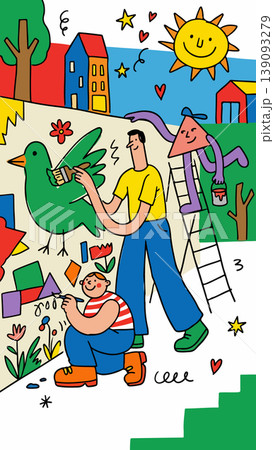 Community Mural Painting 139093279