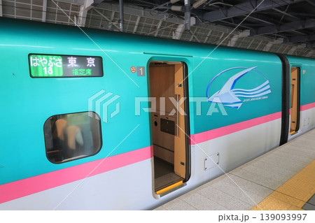 JR北海道北海道新幹線の奥津軽いまべつ駅の風景 139093997