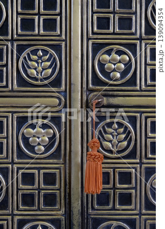 Door of tabernacle on the main altar in Saint Blaise church in Zagreb, Croatia Door of tabernacle on the main altar in Saint Blaise church in Zagreb, Croatia 139094354