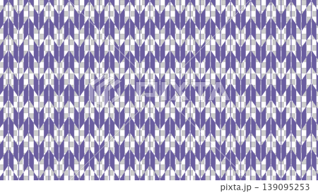 Alternating short arrow feather pattern; auspicious Japanese pattern; Japanese-style background decoration illustration; traditional Japanese motif. 139095253