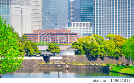 東京・桜田門と丸の内ビジネス街 東京・桜田門と丸の内ビジネス街 139095818