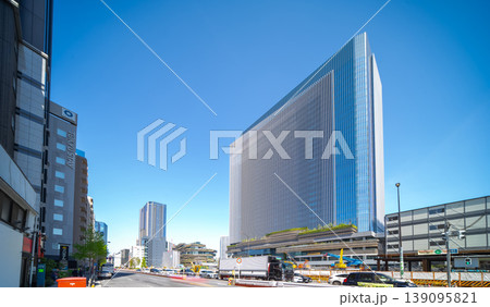 イシティと周辺再開発エリアの都市風景 シフトレンズ撮影 139095821