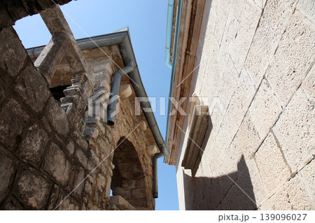 Fragment of Our Lady of the Rock church in Perast, Montenegro Fragment of Our Lady of the Rock church in Perast, Montenegro 139096027