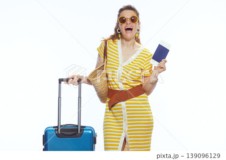Happy Traveler Ready for Summer Vacation Happy Traveler Ready for Summer Vacation 139096129