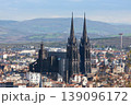 Gothic cathedral in the center of Clermont-Ferrand, France 139096172