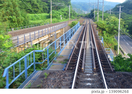 IGRいわて銀河鉄道いわて銀河鉄道線　一戸駅から小繫駅までの車窓風景(2023年) 139096268