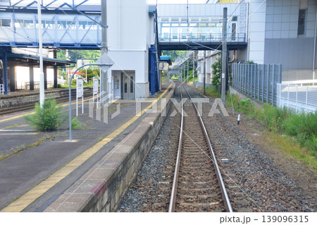 IGRいわて銀河鉄道いわて銀河鉄道線　御堂駅から岩手川口駅までの車窓風景(2023年) 139096315