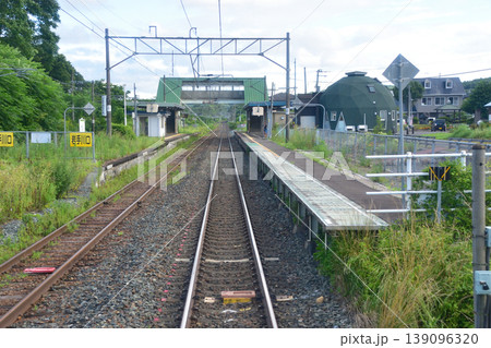 IGRいわて銀河鉄道いわて銀河鉄道線　御堂駅から岩手川口駅までの車窓風景(2023年) 139096320