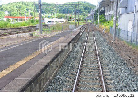 IGRいわて銀河鉄道いわて銀河鉄道線　御堂駅から岩手川口駅までの車窓風景(2023年) 139096322