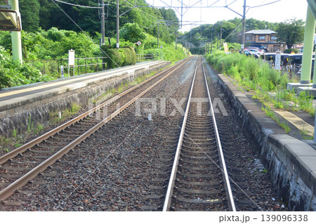 IGRいわて銀河鉄道いわて銀河鉄道線　岩手川口駅から渋民駅までの車窓風景(2023年) 139096338