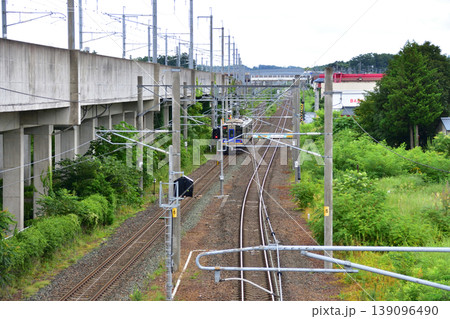 IGRいわて銀河鉄道いわて銀河鉄道線 滝沢駅から厨川駅までの車窓風景(2023年) IGRいわて銀河鉄道いわて銀河鉄道線 滝沢駅から厨川駅までの車窓風景(2023年) 139096490