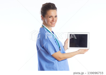 Professional Healthcare Worker with Tablet Computer Professional Healthcare Worker with Tablet Computer 139096733