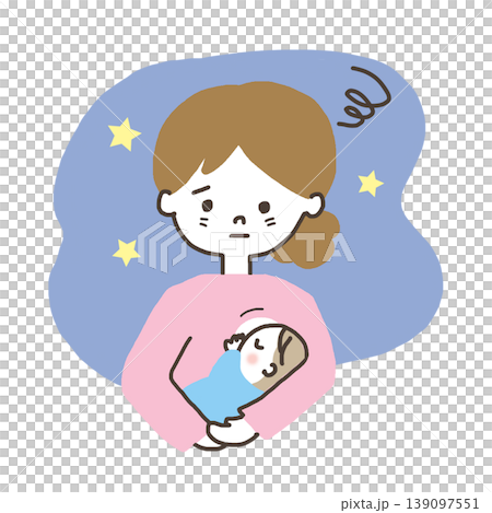 Mothers who breastfeed in the middle of the night Mothers who breastfeed in the middle of the night 139097551