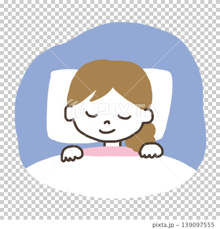 Women sleeping in futon Women sleeping in futon 139097555