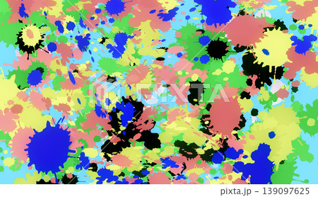 カラフルなペンキの背景 139097625