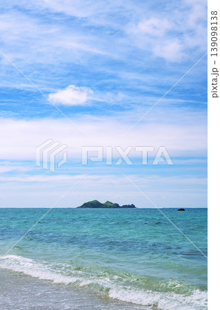 エメラルドの海が広がる石垣島の爽やかなビーチ風景 139098138