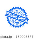 Change Order Letter Rubber Stamp Template Design 139098375