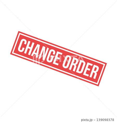 Change Order Letter Rubber Stamp Template Design Change Order Letter Rubber Stamp Template Design 139098378