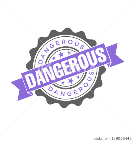 Dangerous Letter Rubber Stamp Template Design Dangerous Letter Rubber Stamp Template Design 139098449