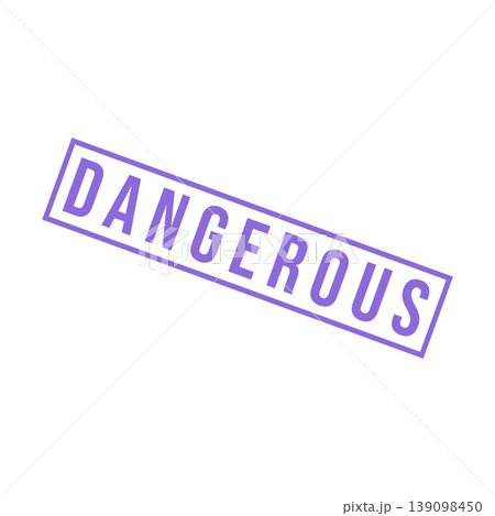Dangerous Letter Rubber Stamp Template Design Dangerous Letter Rubber Stamp Template Design 139098450