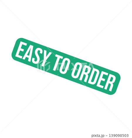 Easy to Order Letter Rubber Stamp Template Design 139098503