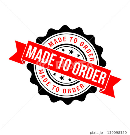 Made to Order Letter Rubber Stamp Template Design Made to Order Letter Rubber Stamp Template Design 139098520