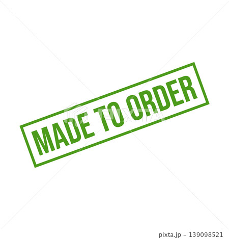 Made to Order Letter Rubber Stamp Template Design Made to Order Letter Rubber Stamp Template Design 139098521