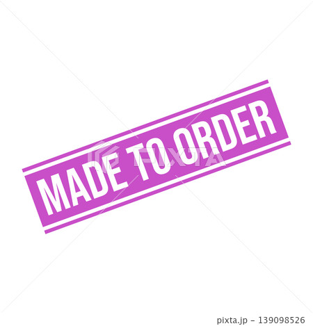 Made to Order Letter Rubber Stamp Template Design Made to Order Letter Rubber Stamp Template Design 139098526