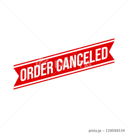Order Canceled Letter Rubber Stamp Template Design Order Canceled Letter Rubber Stamp Template Design 139098534